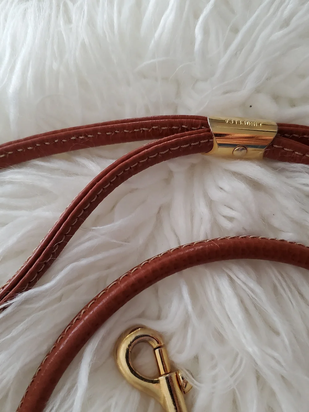 Cinopelca Brown Italian Leather Harness & Matching Lead (Used)